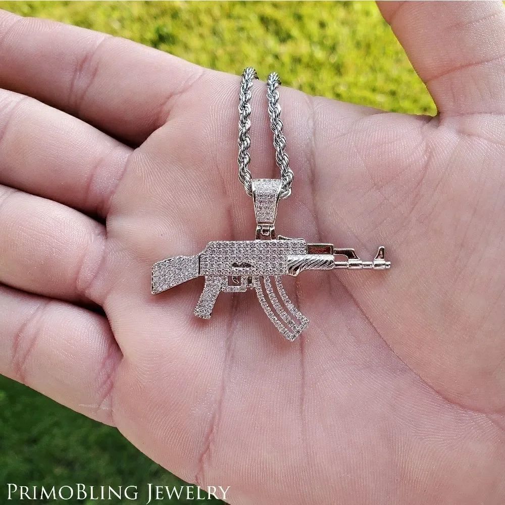 Machine Gun Necklace - Picture 4 of 4